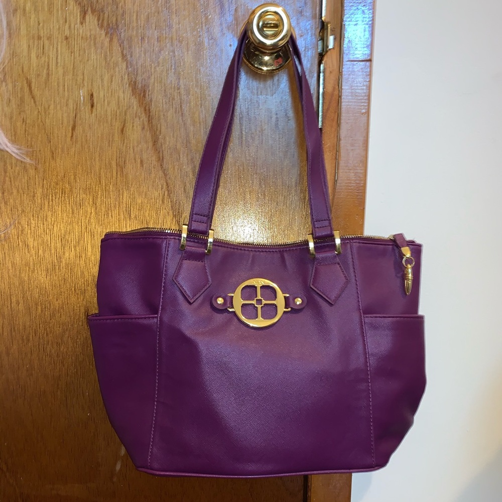 Purple Peacock Purse